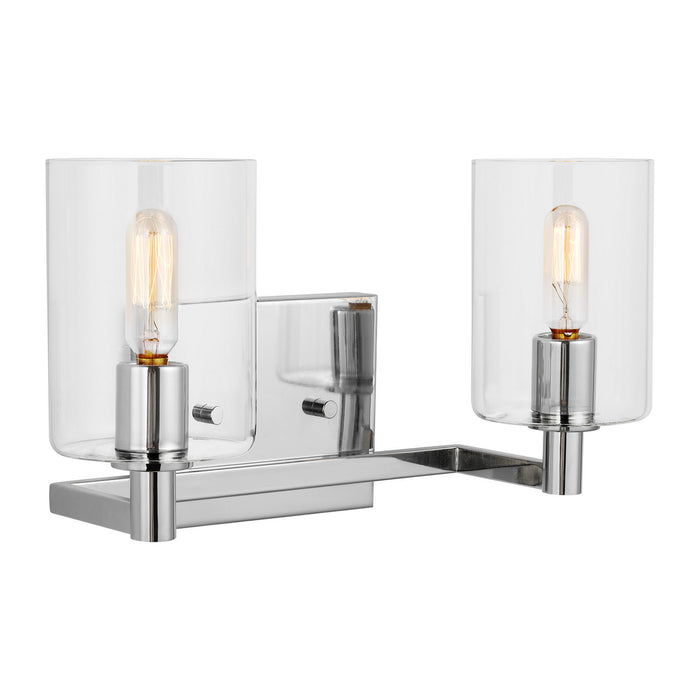 Myhouse Lighting Visual Comfort Studio - 4464202EN-05 - LED Bath Wall Sconce - Fullton - Chrome