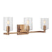 Myhouse Lighting Visual Comfort Studio - 4464203-848 - Three Light Bath Vanity - Fullton - Satin Brass