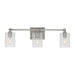 Myhouse Lighting Visual Comfort Studio - 4464203-962 - Three Light Bath Vanity - Fullton - Brushed Nickel