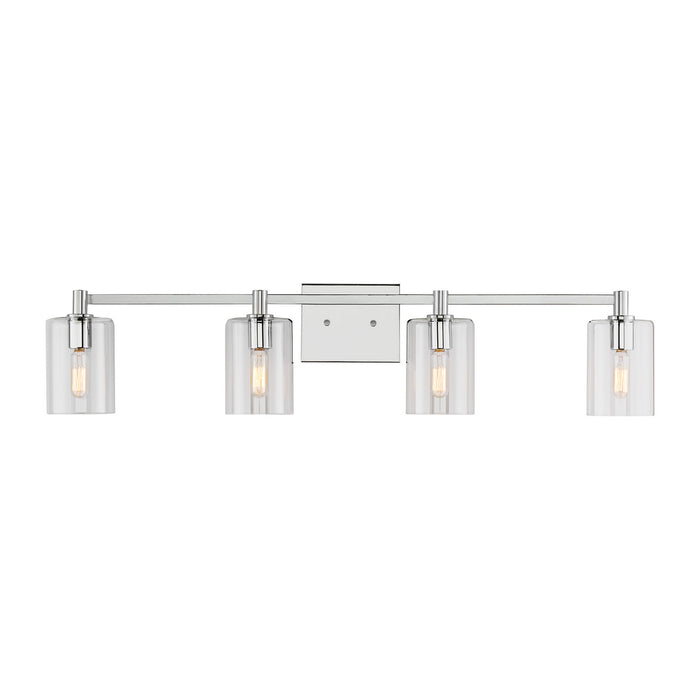 Myhouse Lighting Visual Comfort Studio - 4464204-05 - Four Light Bath Vanity - Fullton - Chrome