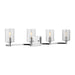 Myhouse Lighting Visual Comfort Studio - 4464204-05 - Four Light Bath Vanity - Fullton - Chrome