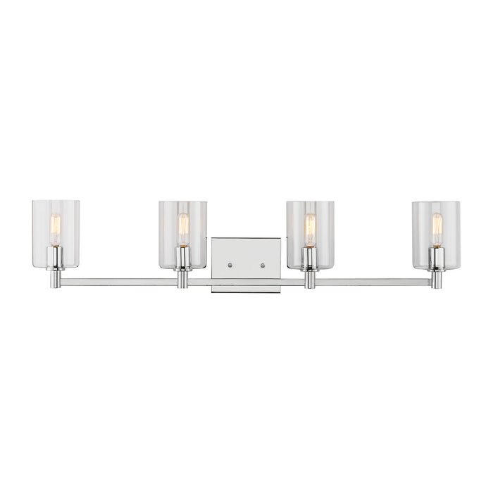 Myhouse Lighting Visual Comfort Studio - 4464204-05 - Four Light Bath Vanity - Fullton - Chrome