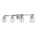 Myhouse Lighting Visual Comfort Studio - 4464204-962 - Four Light Bath Vanity - Fullton - Brushed Nickel