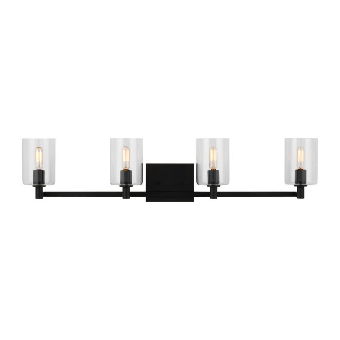 Myhouse Lighting Visual Comfort Studio - 4464204EN-112 - LED Bath Wall Sconce - Fullton - Midnight Black