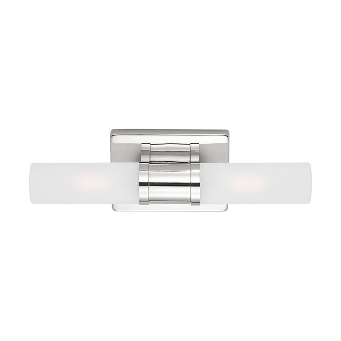 Myhouse Lighting Visual Comfort Studio - 4465002-05 - Two Light Bath Vanity - Keaton - Chrome