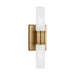 Myhouse Lighting Visual Comfort Studio - 4465002-848 - Two Light Bath Vanity - Keaton - Satin Brass