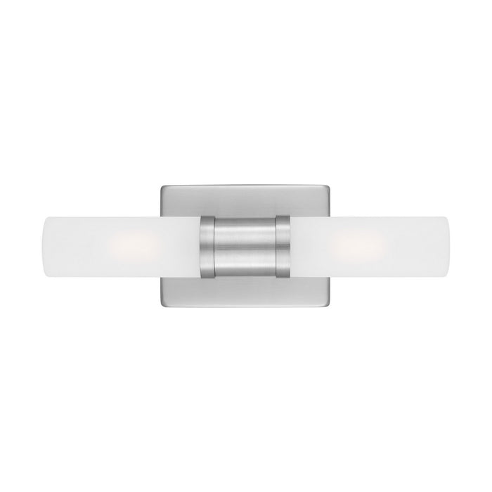 Myhouse Lighting Visual Comfort Studio - 4465002-962 - Two Light Bath Vanity - Keaton - Brushed Nickel