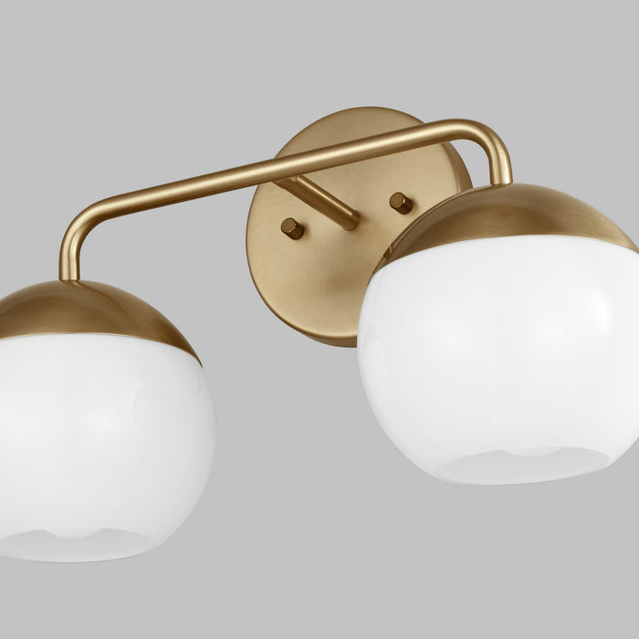 Myhouse Lighting Visual Comfort Studio - 4468102-848 - Two Light Bath Vanity - Alvin - Satin Brass