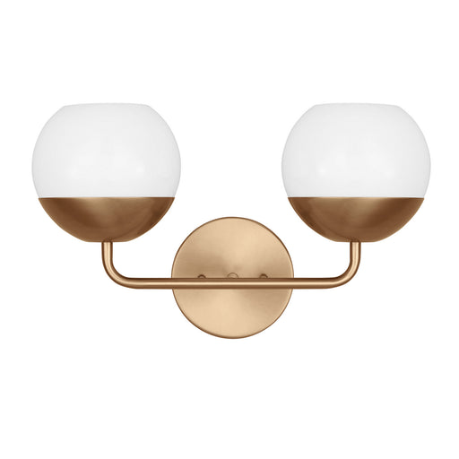 Myhouse Lighting Visual Comfort Studio - 4468102-848 - Two Light Bath Vanity - Alvin - Satin Brass