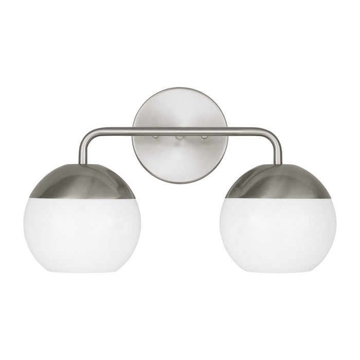 Myhouse Lighting Visual Comfort Studio - 4468102-962 - Two Light Bath Vanity - Alvin - Brushed Nickel