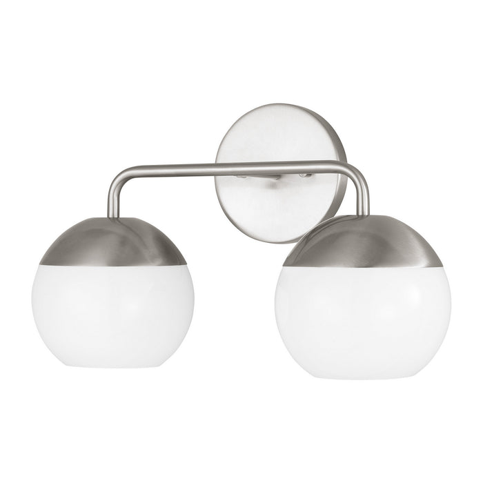 Myhouse Lighting Visual Comfort Studio - 4468102-962 - Two Light Bath Vanity - Alvin - Brushed Nickel