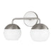 Myhouse Lighting Visual Comfort Studio - 4468102-962 - Two Light Bath Vanity - Alvin - Brushed Nickel