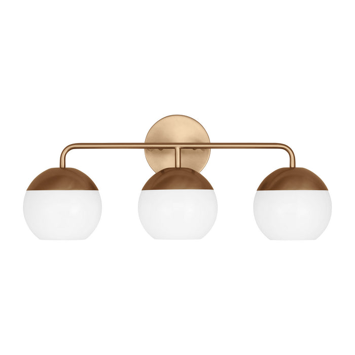 Myhouse Lighting Visual Comfort Studio - 4468103-848 - Three Light Bath Vanity - Alvin - Satin Brass