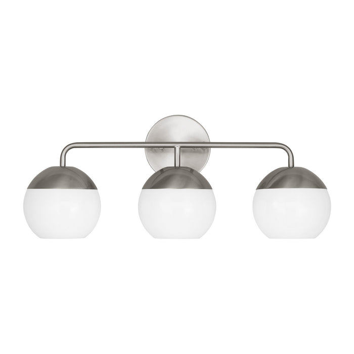 Myhouse Lighting Visual Comfort Studio - 4468103-962 - Three Light Bath Vanity - Alvin - Brushed Nickel