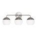 Myhouse Lighting Visual Comfort Studio - 4468103-962 - Three Light Bath Vanity - Alvin - Brushed Nickel