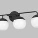 Myhouse Lighting Visual Comfort Studio - 4468104-112 - Four Light Bath Vanity - Alvin - Midnight Black