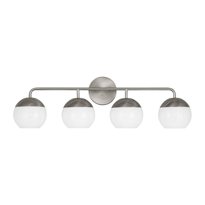 Myhouse Lighting Visual Comfort Studio - 4468104-962 - Four Light Bath Vanity - Alvin - Brushed Nickel