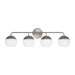 Myhouse Lighting Visual Comfort Studio - 4468104-962 - Four Light Bath Vanity - Alvin - Brushed Nickel