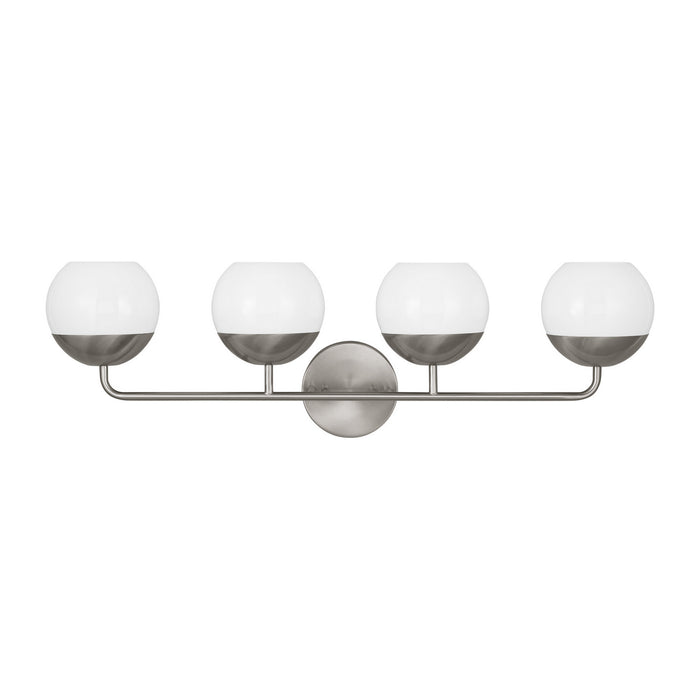 Myhouse Lighting Visual Comfort Studio - 4468104-962 - Four Light Bath Vanity - Alvin - Brushed Nickel