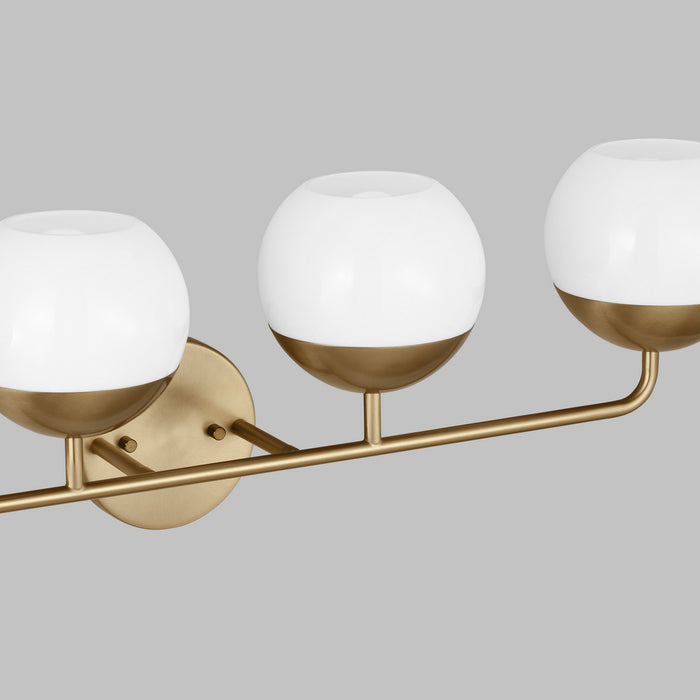 Myhouse Lighting Visual Comfort Studio - 4468104EN3-848 - LED Bath Wall Sconce - Alvin - Satin Brass