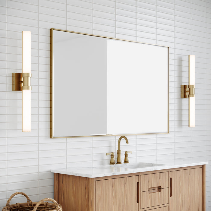 Myhouse Lighting Visual Comfort Studio - 4504093S-848 - LED Bath Wall Sconce - Kiel - Satin Brass