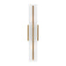 Myhouse Lighting Visual Comfort Studio - 4554302-848 - Two Light Bath Vanity - Dex - Satin Brass