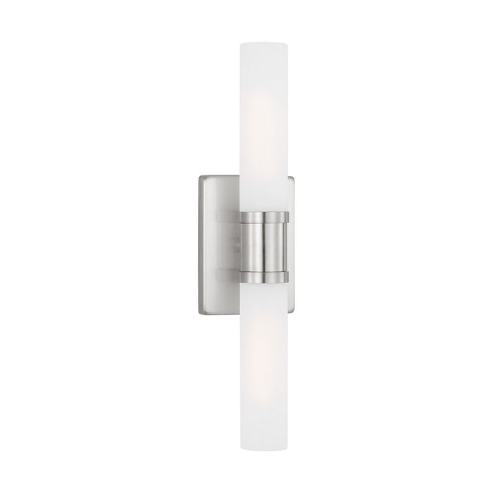 Myhouse Lighting Visual Comfort Studio - 4565002-962 - Two Light Bath Vanity - Keaton - Brushed Nickel