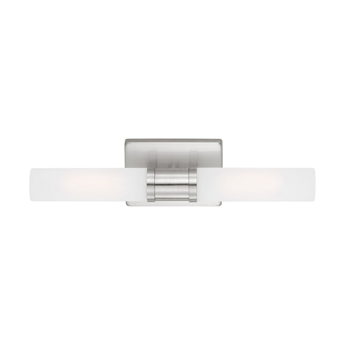 Myhouse Lighting Visual Comfort Studio - 4565002-962 - Two Light Bath Vanity - Keaton - Brushed Nickel