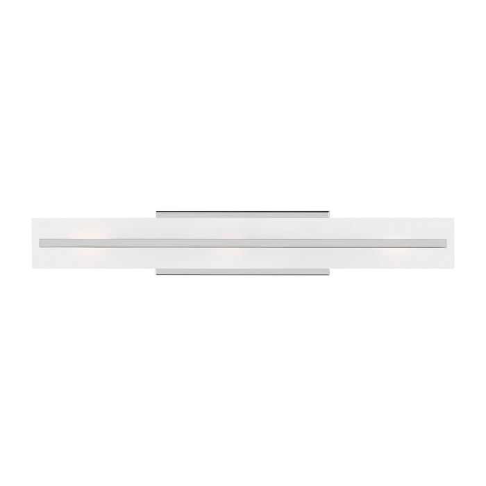 Myhouse Lighting Visual Comfort Studio - 4654303-05 - Three Light Bath Vanity - Dex - Chrome
