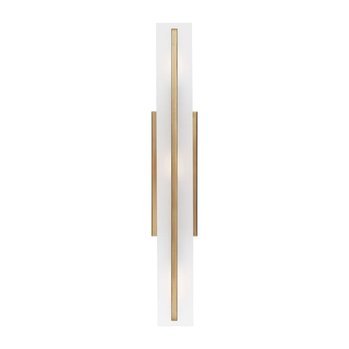 Myhouse Lighting Visual Comfort Studio - 4654303-848 - Three Light Bath Vanity - Dex - Satin Brass