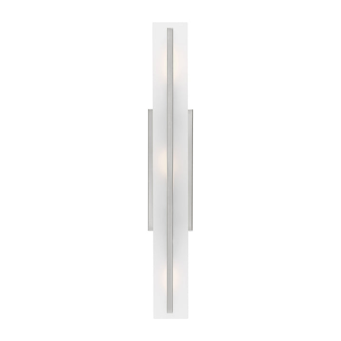 Myhouse Lighting Visual Comfort Studio - 4654303-962 - Three Light Bath Vanity - Dex - Brushed Nickel