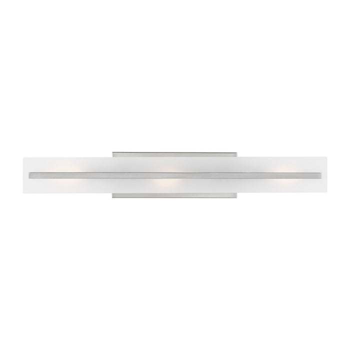 Myhouse Lighting Visual Comfort Studio - 4654303-962 - Three Light Bath Vanity - Dex - Brushed Nickel