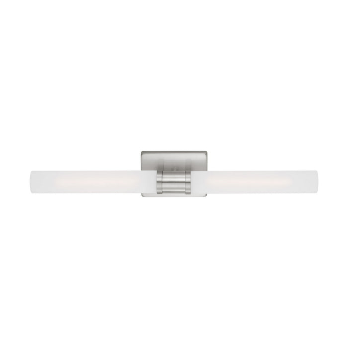 Myhouse Lighting Visual Comfort Studio - 4665002-962 - Two Light Bath Vanity - Keaton - Brushed Nickel