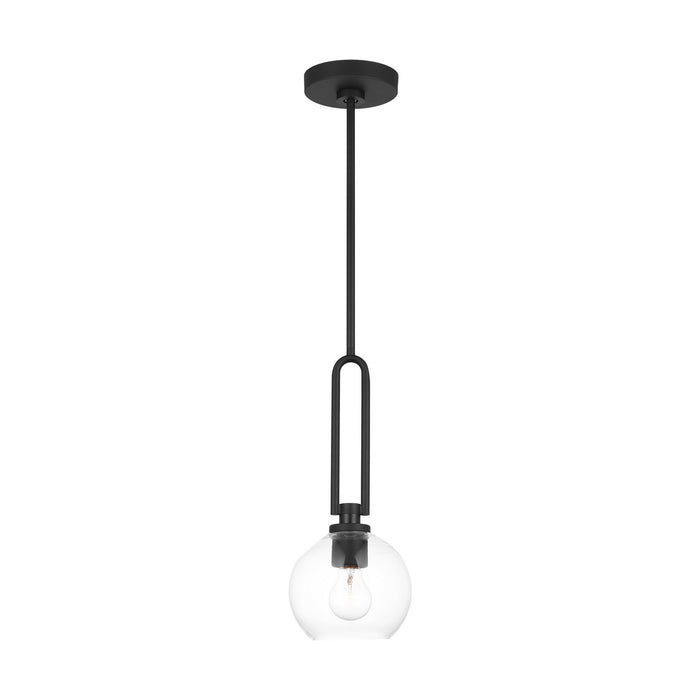 Myhouse Lighting Visual Comfort Studio - 6155701-112 - One Light Pendant - Codyn - Midnight Black