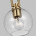 Myhouse Lighting Visual Comfort Studio - 6155701-848 - One Light Pendant - Codyn - Satin Brass