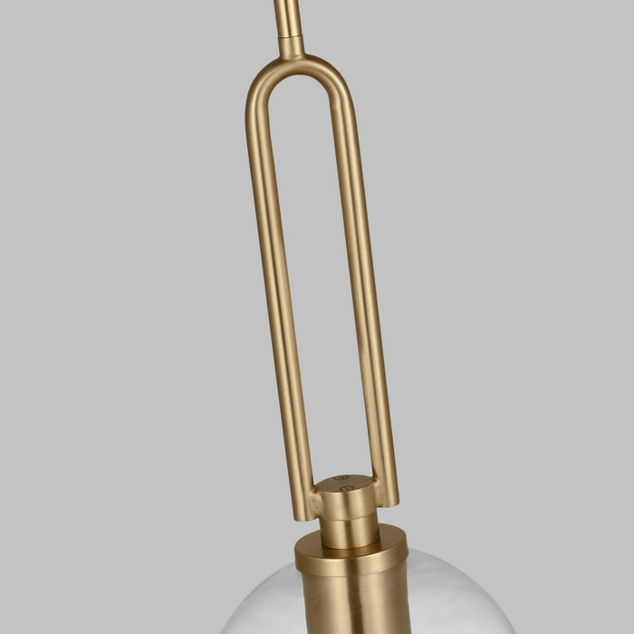 Myhouse Lighting Visual Comfort Studio - 6155701-848 - One Light Pendant - Codyn - Satin Brass