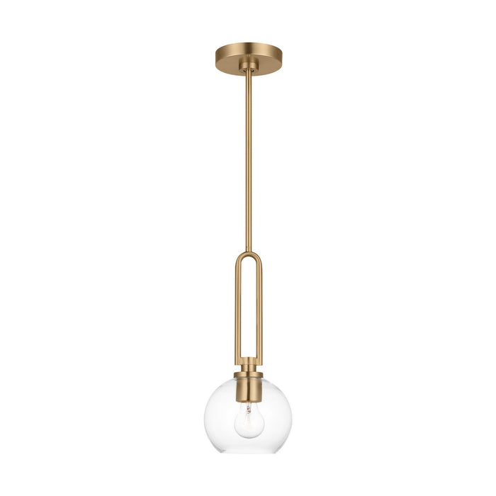 Myhouse Lighting Visual Comfort Studio - 6155701-848 - One Light Pendant - Codyn - Satin Brass