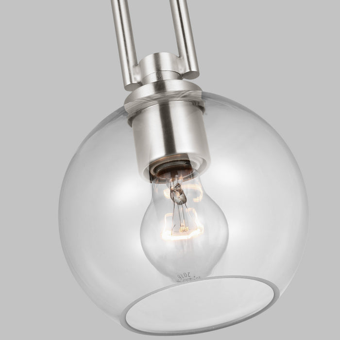 Myhouse Lighting Visual Comfort Studio - 6155701-962 - One Light Pendant - Codyn - Brushed Nickel