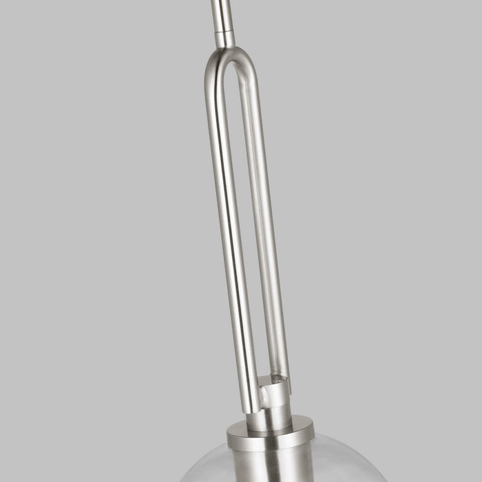 Myhouse Lighting Visual Comfort Studio - 6155701-962 - One Light Pendant - Codyn - Brushed Nickel