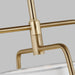 Myhouse Lighting Visual Comfort Studio - 6507401-848 - One Light Pendant - Allis - Satin Brass