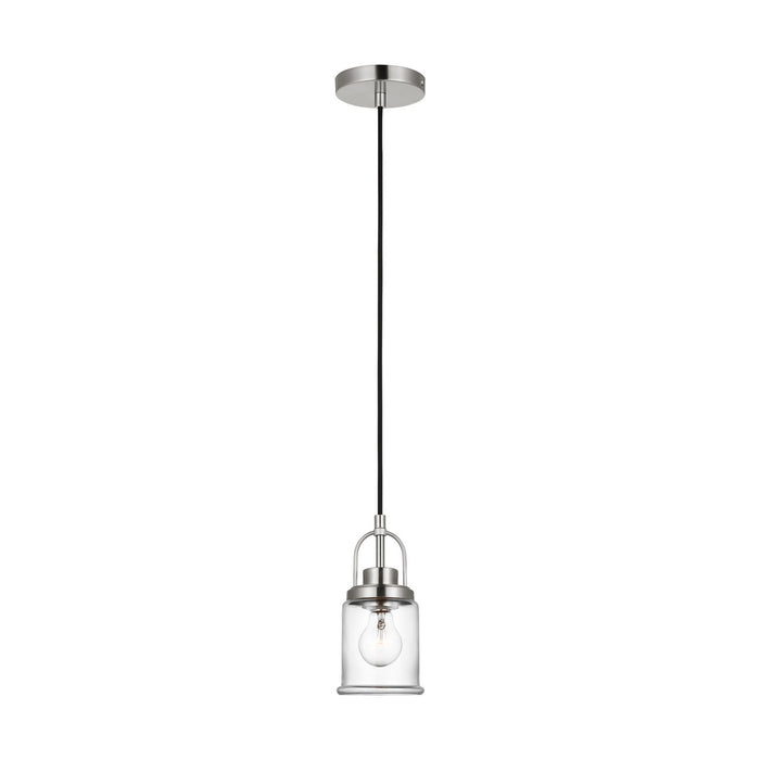 Myhouse Lighting Visual Comfort Studio - 6544701-962 - One Light Pendant - Anders - Brushed Nickel