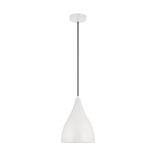 Myhouse Lighting Visual Comfort Studio - 6545301-115 - One Light Pendant - Oden - Matte White