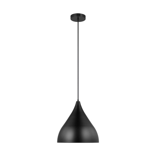 Myhouse Lighting Visual Comfort Studio - 6645301-112 - One Light Pendant - Oden - Midnight Black