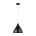 Myhouse Lighting Visual Comfort Studio - 6645301-112 - One Light Pendant - Oden - Midnight Black