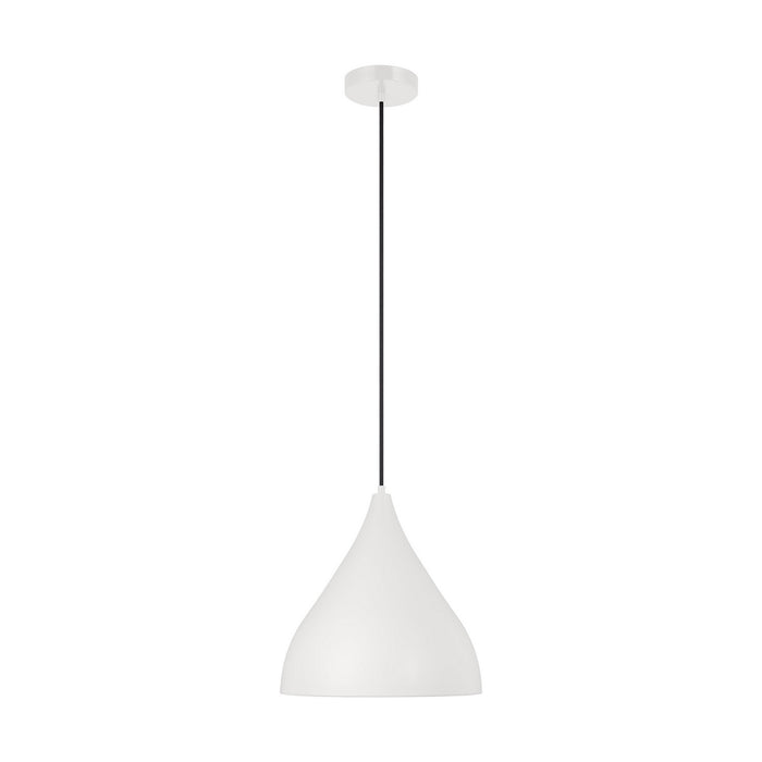 Myhouse Lighting Visual Comfort Studio - 6645301-115 - One Light Pendant - Oden - Matte White