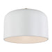 Myhouse Lighting Visual Comfort Studio - 7505401-115 - One Light Flush Mount - Malone - Matte White