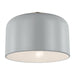 Myhouse Lighting Visual Comfort Studio - 7505401-118 - One Light Flush Mount - Malone - Matte Grey