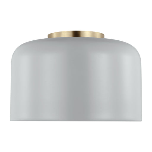 Myhouse Lighting Visual Comfort Studio - 7505401-118 - One Light Flush Mount - Malone - Matte Grey