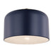 Myhouse Lighting Visual Comfort Studio - 7505401-127 - One Light Flush Mount - Malone - Navy