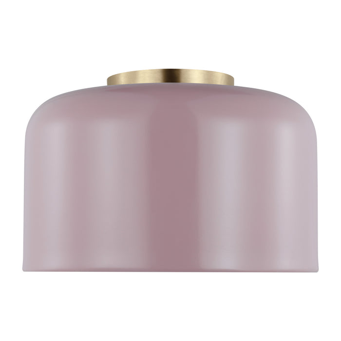 Myhouse Lighting Visual Comfort Studio - 7505401-136 - One Light Flush Mount - Malone - Rose